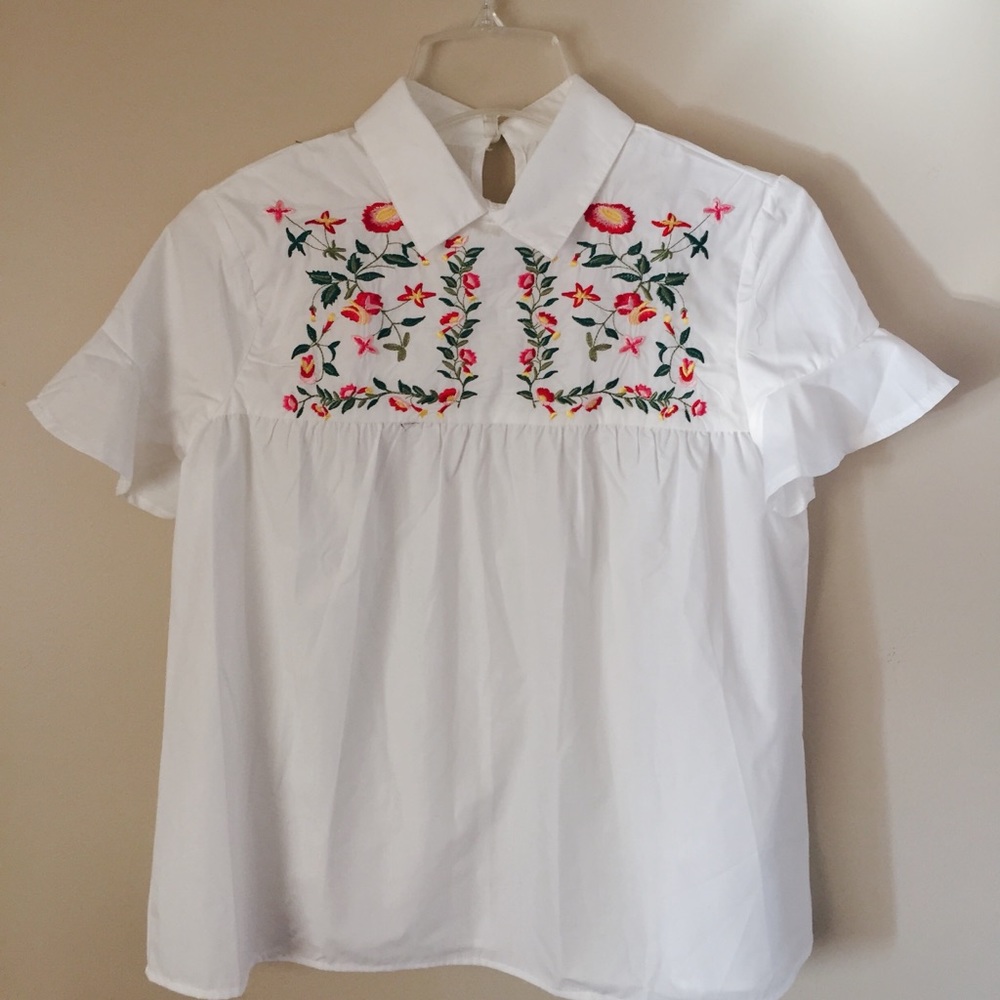 Vintage embroidered blouse
